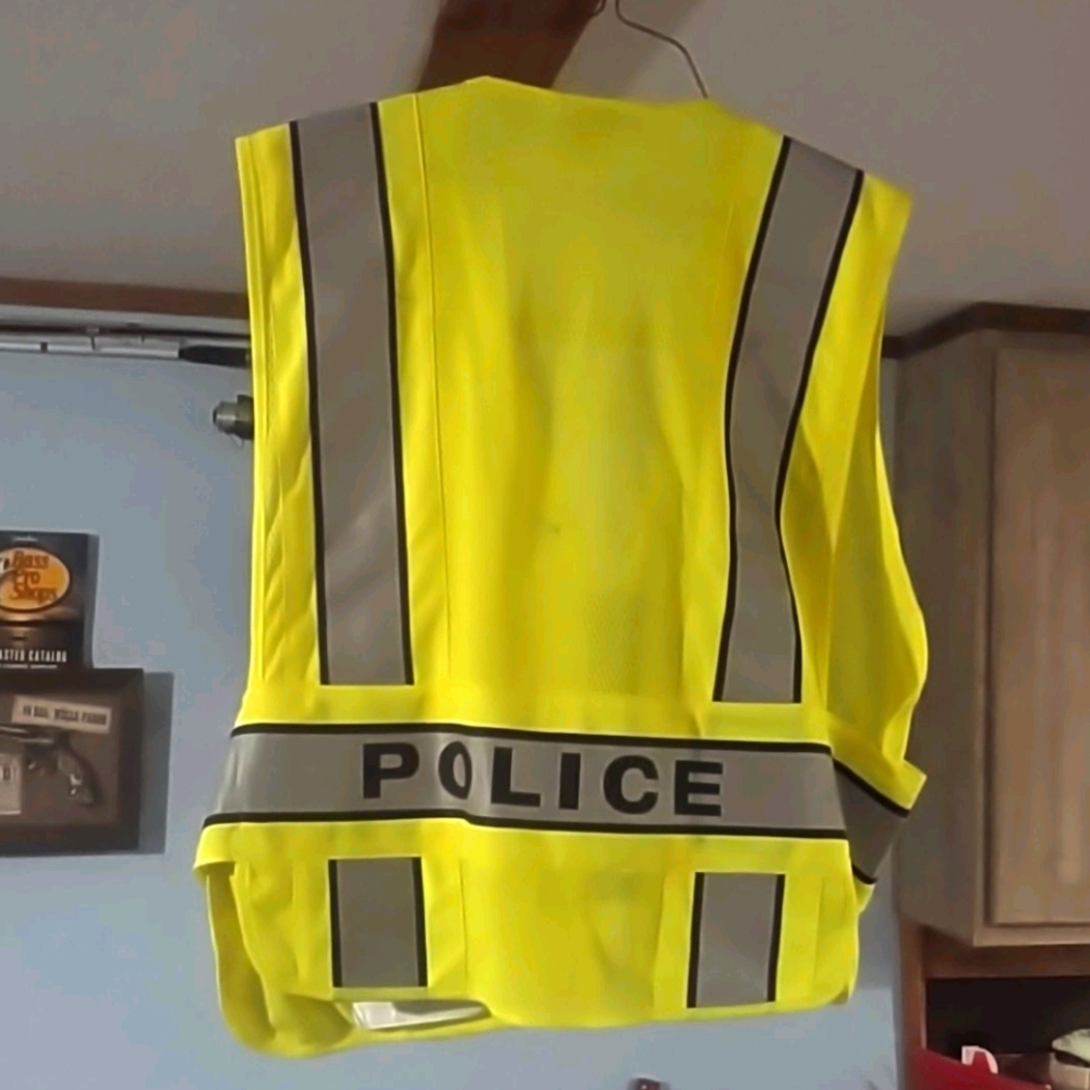 Authentic police traffic vest